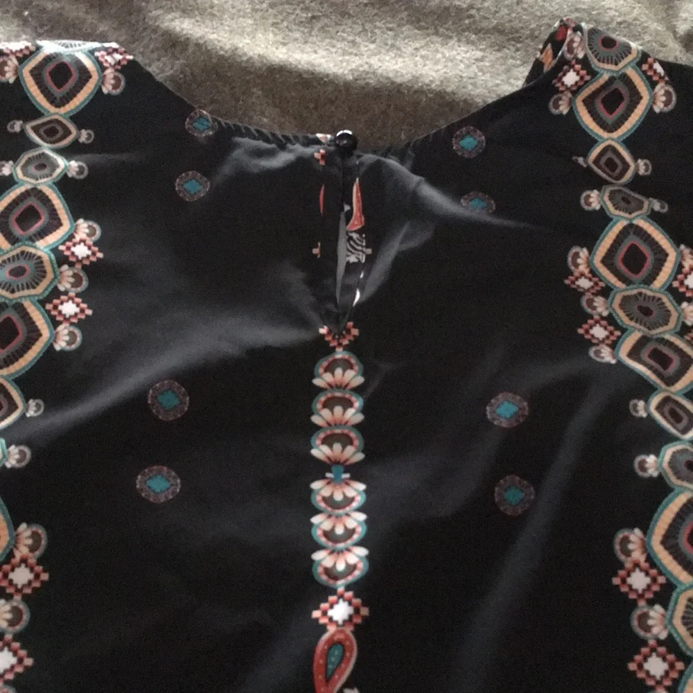 Fun Boho dress. Colorful and Dressy. - Picture 4 of 5